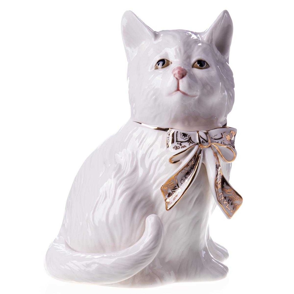 [LA-63660] Skulptur Figur Keramik Katze