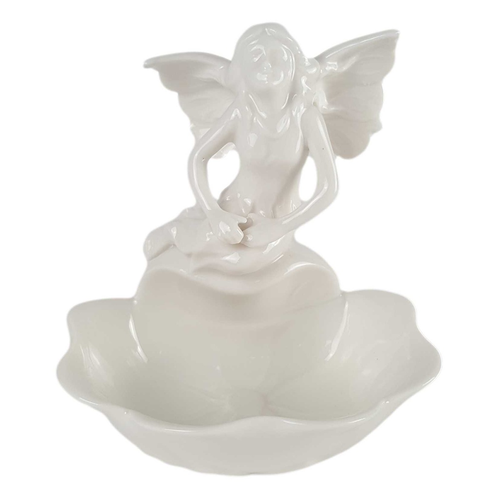 [LA-63676] Keramik Schale mit Elfe #63676