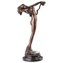 Bronze Skulptur Figur Bronzeskulptur Bronzefigur The Vine Weiblicher Akt mit Weinstock