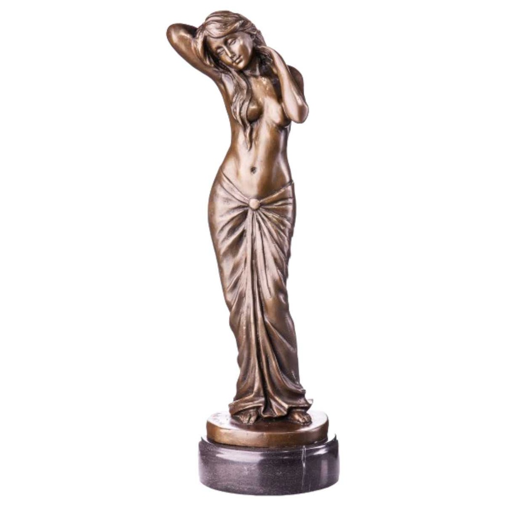 [LA-64001] Skulptur Figur Bronzeskulptur Bronzefigur Bronze Akt Weiblicher #64001