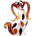 Skulptur Figur Glas Hund Murano-Stil #85111
