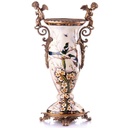 Porzellan mit Bronze Vase Engeln #85167