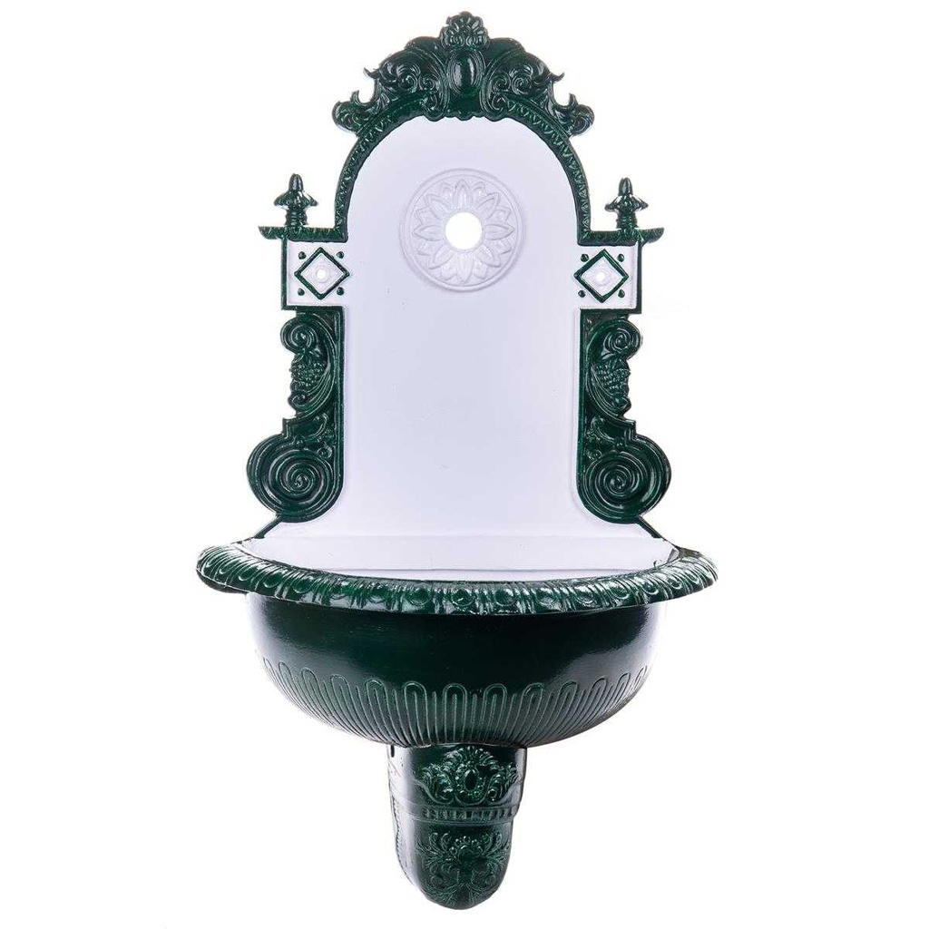 [LA-85222] Wandbrunnen Wassersäule Gartenbrunnen Zapfstelle Aluminium #85222