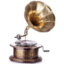 Trichtergrammofon Grammophon Rund #85244