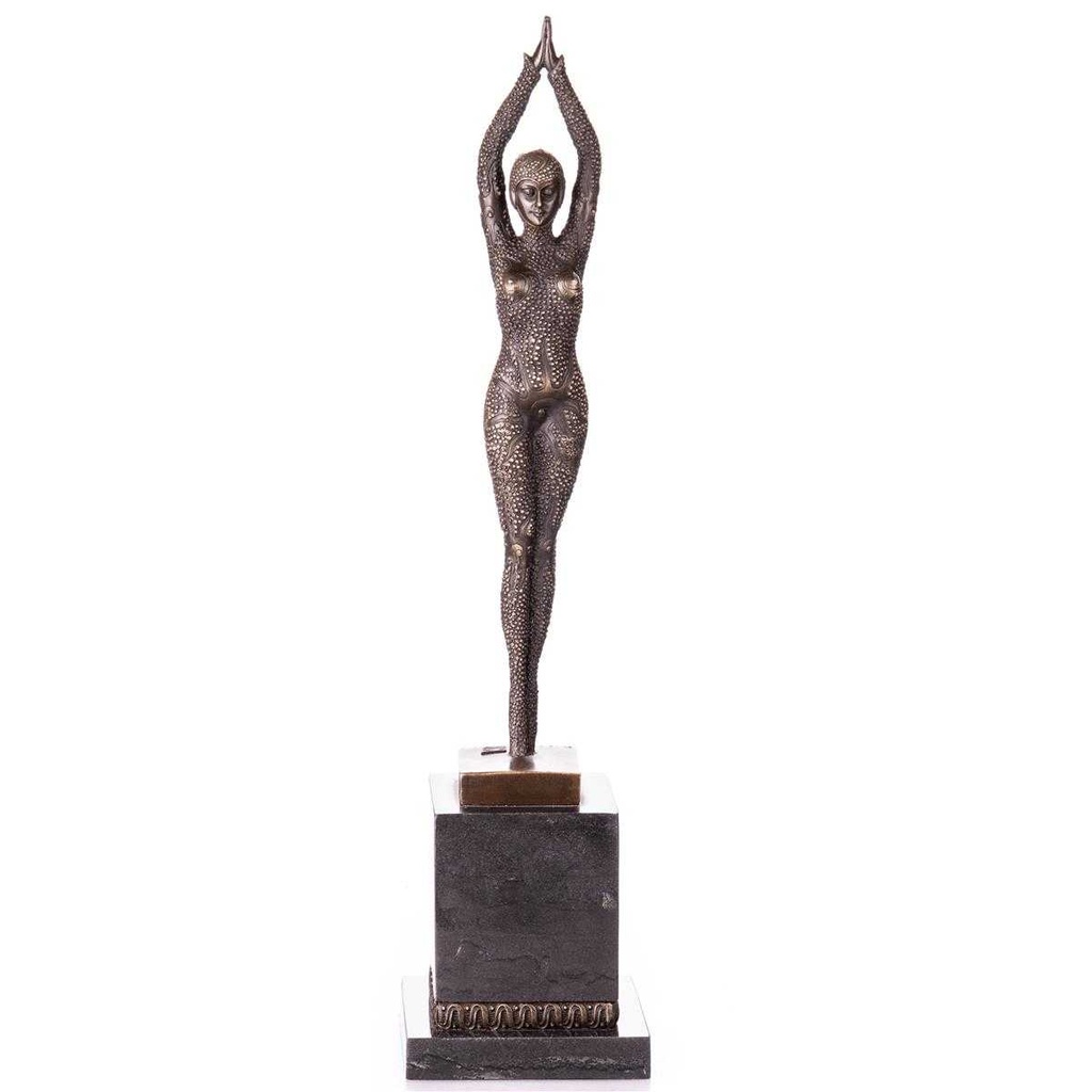 [LA-88070] Skulptur Figur Bronzeskulptur Bronzefigur Tänzerin Starfish Dancer