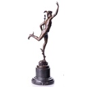 Skulptur Figur Bronzeskulptur Bronzefigur Merkur nach Giambologna