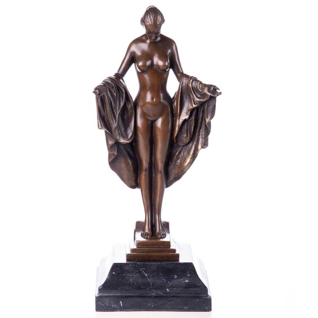 [LA-88080] Skulptur Figur Bronzeskulptur Bronzefigur Weiblicher Akt #88080
