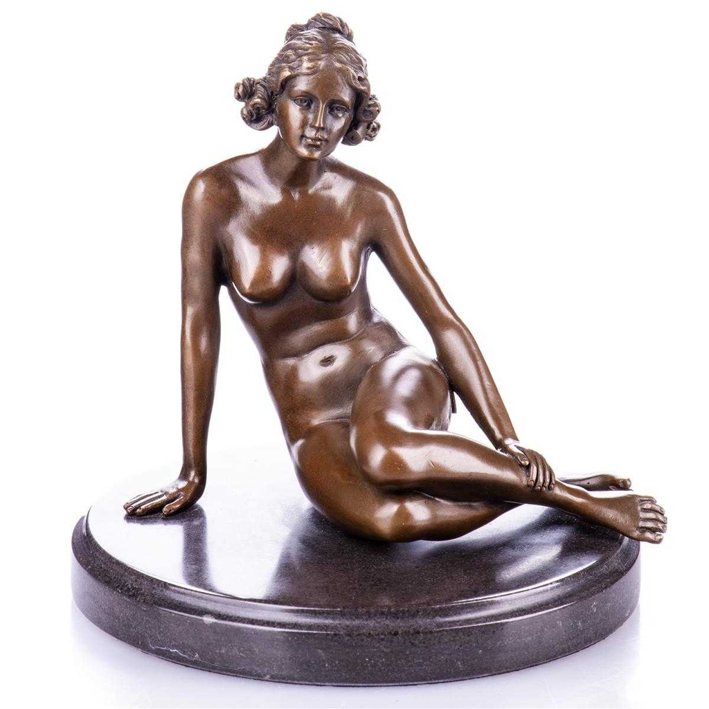 [LA-88081] Skulptur Figur Bronzeskulptur Bronzefigur Weiblicher Akt #88081