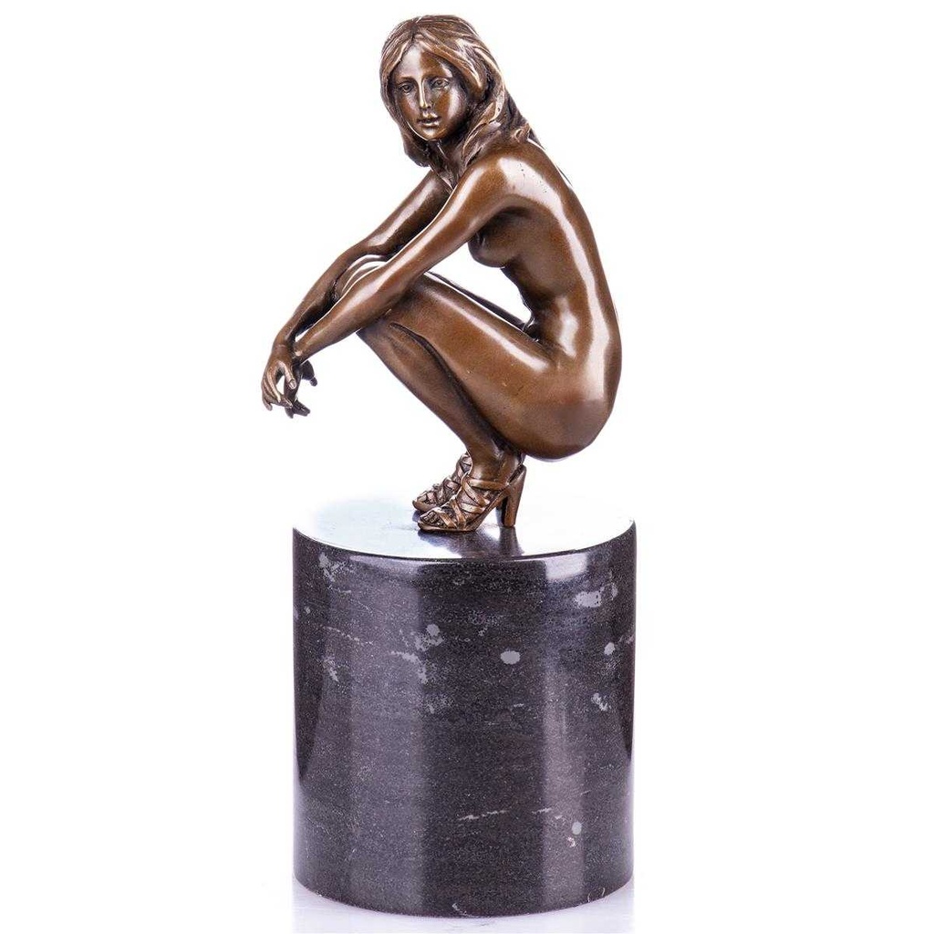 [LA-88087] Skulptur Figur Bronzeskulptur Bronzefigur Weiblicher Akt #88087