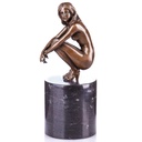Skulptur Figur Bronzeskulptur Bronzefigur Weiblicher Akt #88087
