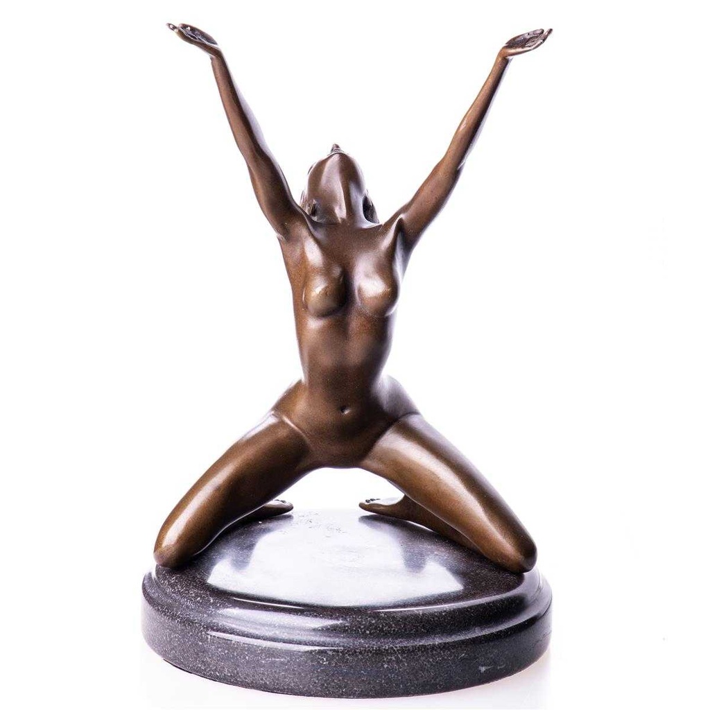 [LA-88089] Skulptur Figur Bronzeskulptur Bronzefigur Weiblicher Akt #88089