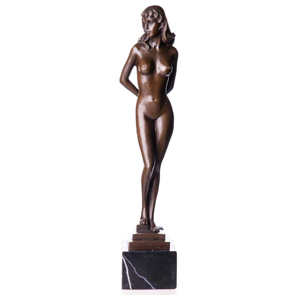 [LA-88091] Skulptur Figur Bronzeskulptur Bronzefigur Weiblicher Akt #88091
