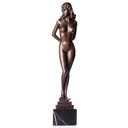 Skulptur Figur Bronzeskulptur Bronzefigur Weiblicher Akt #88091
