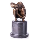 Skulptur Figur Bronzeskulptur Bronzefigur Weiblicher Akt #88092