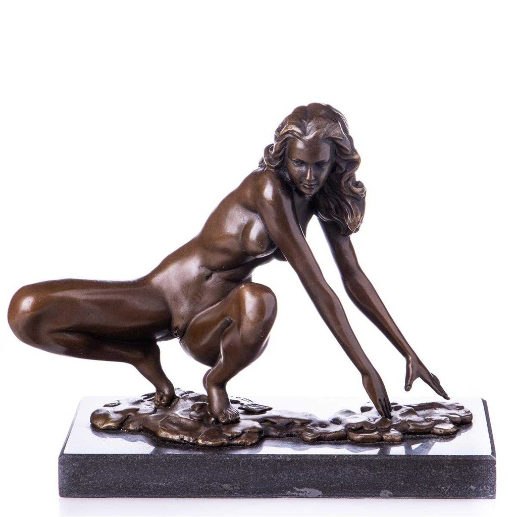 [LA-88093] Skulptur Figur Bronzeskulptur Bronzefigur Weiblicher Akt #88093