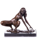 Skulptur Figur Bronzeskulptur Bronzefigur Weiblicher Akt #88093