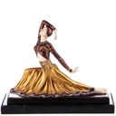 Skulptur Figur Bronzeskulptur Bronzefigur Tänzerin