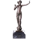 Skulptur Figur Bronzeskulptur Bronzefigur Tänzerin Akt