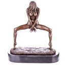 Skulptur Figur Statue Bronzeskulptur Bronzefigur Bronze Weiblicher Akt Erotik