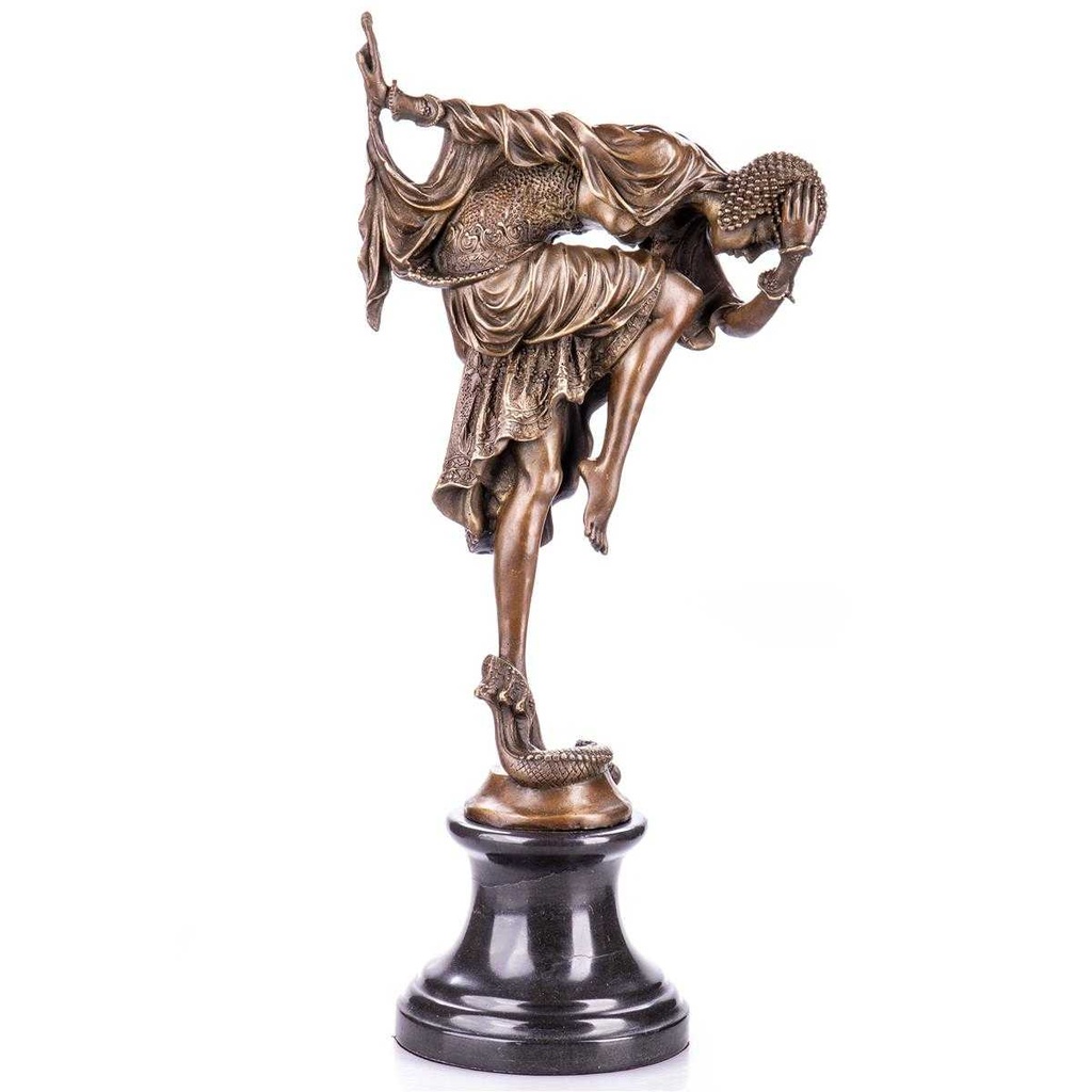 [LA-96893] Skulptur Figur Statue Bronzeskulptur Bronzefigur Bronze Tänzerin Ankara Dancer nach D.H.Chiparus