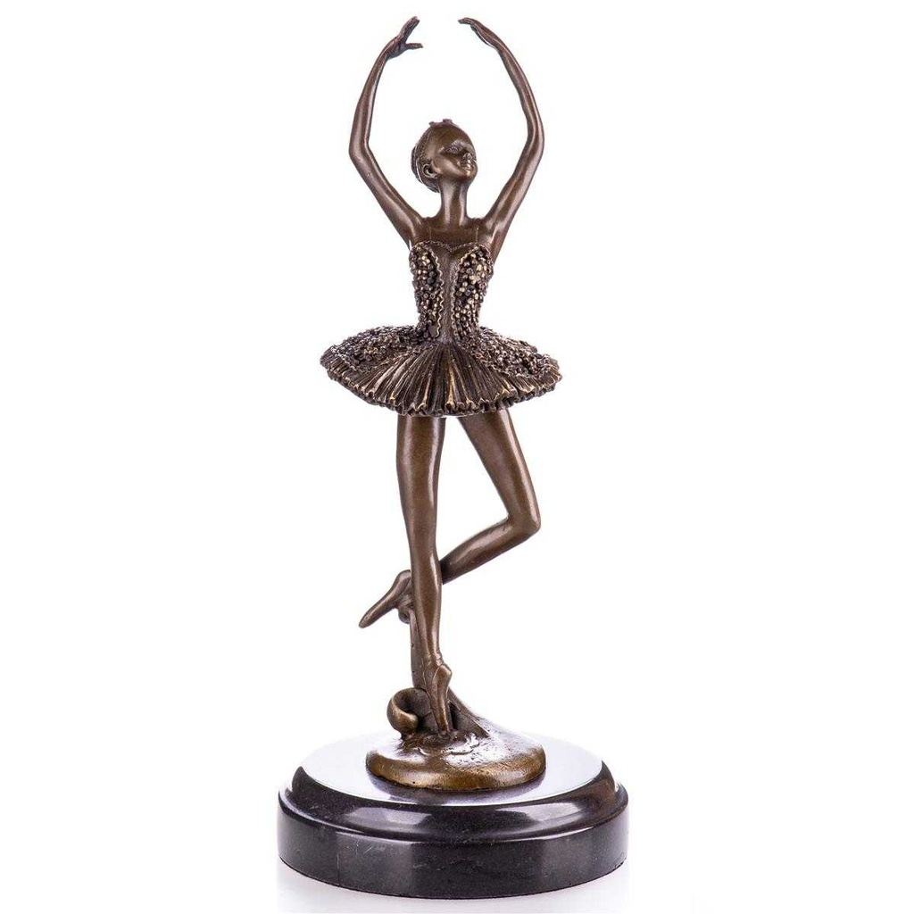 [LA-96909] Skulptur Figur Statue Bronzeskulptur Bronzefigur Bronze Ballerina