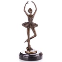 Skulptur Figur Statue Bronzeskulptur Bronzefigur Bronze Ballerina