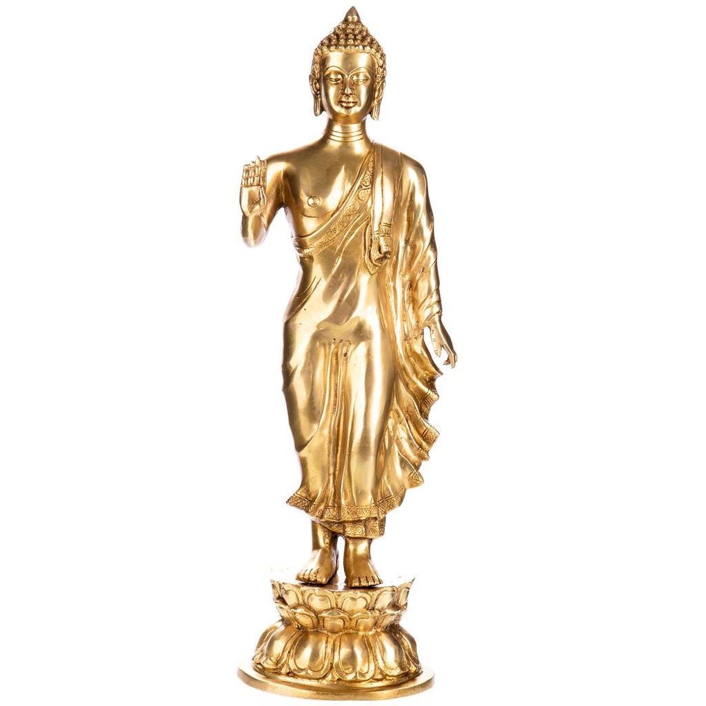 [LA-98922] Messingfigur Buddha