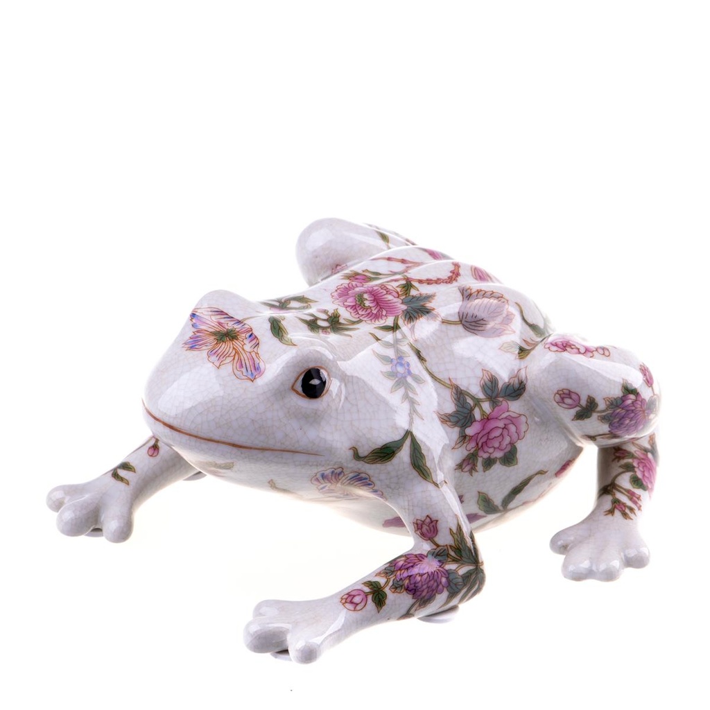 [LA-98996] Figur Skulptur Porzellan Frosch