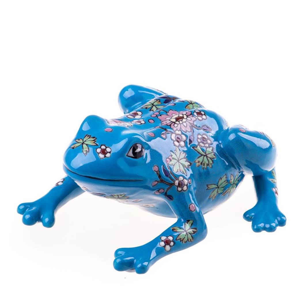 [LA-98997] Figur Skulptur Porzellan Frosch