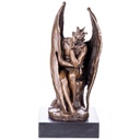 Bronzeskulptur Bronzefigur Teufel