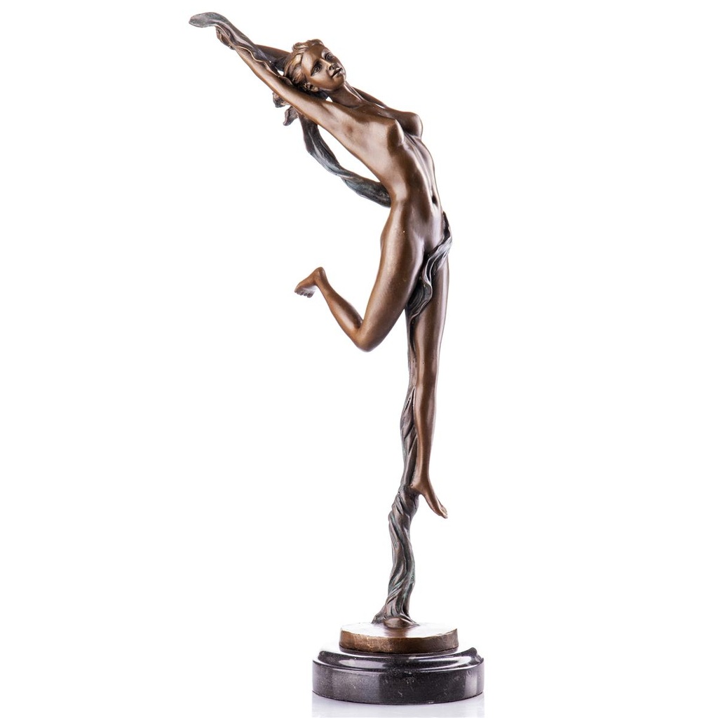 [LA-99083] Bronzeskulptur Bronzefigur weiblicher Akt