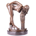 Erotische Bronzefigur Weiblicher Akt