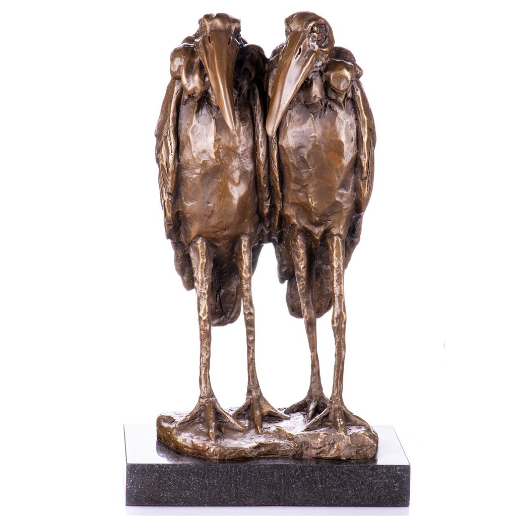 [LA-99100] Bronzeskulptur Bronzefigur Marabus
