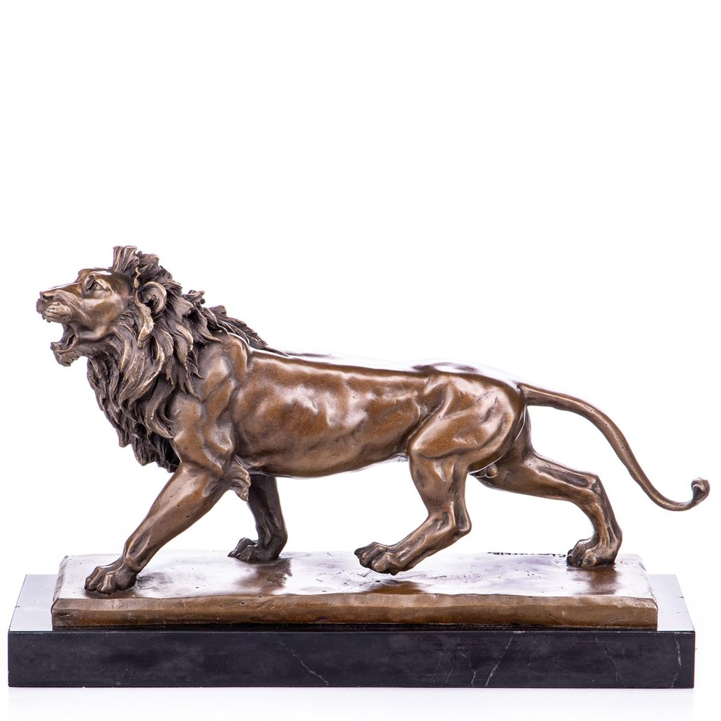 [LA-99125] Bronzeskulptur Bronzefigur Löwe