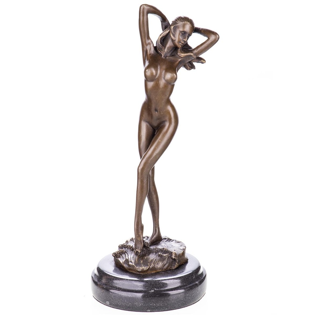 [LA-99127] Bronzeskulptur Bronzefigur Weiblicher Akt