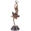 Bronzeskulptur Bronzefigur Tänzerin