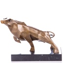 Moderne Bronzefigur Stier