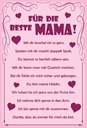 Holzschild 18x12 cm Für die beste Mama Männer Frauen