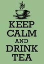 Holzschild 18x12 cm Keep Calm and drink tea