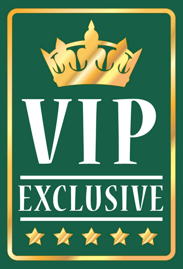 [LA-111765-1812-H] Holzschild 18x12 cm VIP exclusive grünes Spruch Zitat
