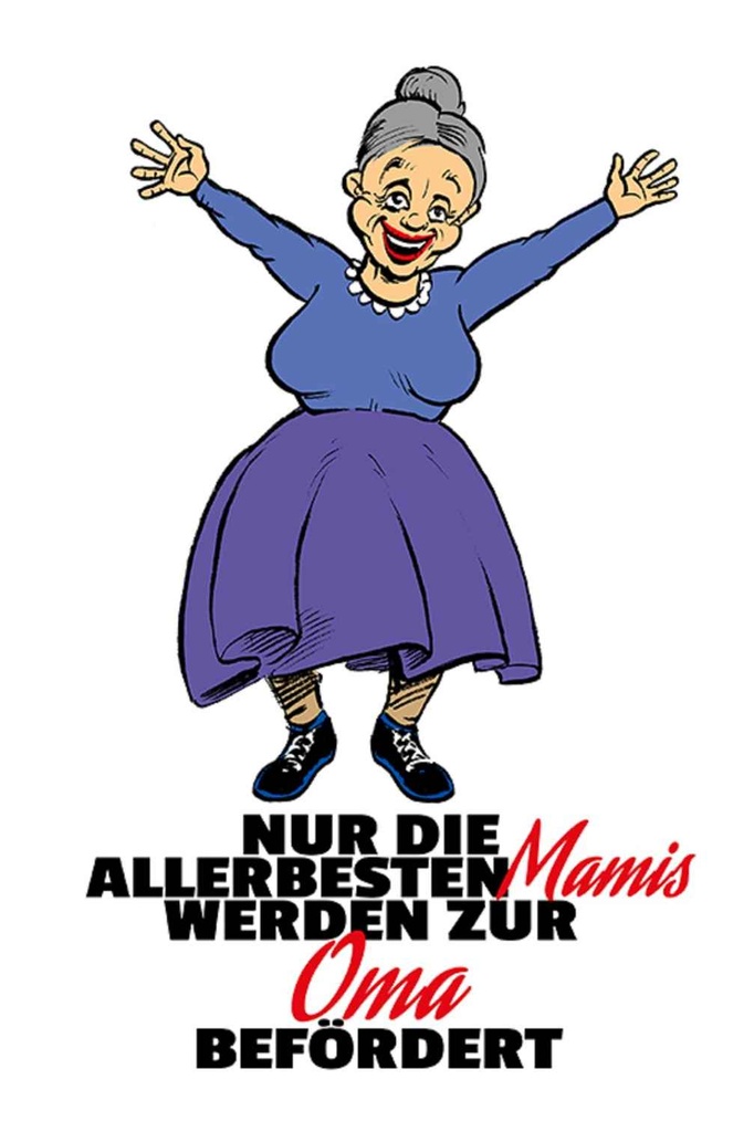 [LA-111900-1812-H] Holzschild 18x12 cm Mamis werden zur Oma Opa