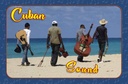 Holzschild 12x18 cm Cuba Cuban Sound Band am Strand Abenteuer Reisen