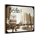 Holzschild 12x18 cm Berlin original Fernsehturm Foro Bildmotiv Reisemotiv Abenteuer Reisen