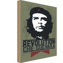 Holzschild 18x12 cm Revolution Che Guevara Kuba Amerika USA