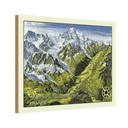 Holzschild 12x18 cm France Vallee de Chamonix Mont Blanc Europa