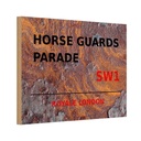 Holzschild 12x18 cm Royale Horse Guards Parade SW1 England