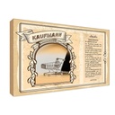 Holzschild 12x18 cm Kaufmann Beruf Arbeit