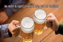 Holzschild 12x18 cm Bier wenn du keine Lust hast