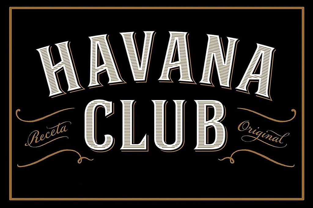 Holzschild 12x18 cm Havana Club