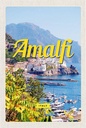 Holzschild 18x12 cm Amalfi ItalyMeerblick Bildmotiv Reisemotiv Abenteuer Reisen